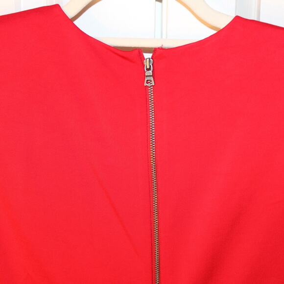 ALICE + OLIVIA - NWT - Nova Red Tulip Asymmetrical Mini Dress | 6 - Picture 9 of 12